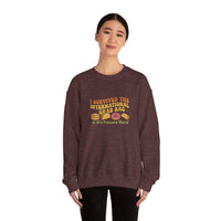 I Survived the International Crab Bag Crewneck Sweatshirt, Funny Foodie Apparel, Gift for Food Lovers, Casual Wear, Culinary Event Sweater