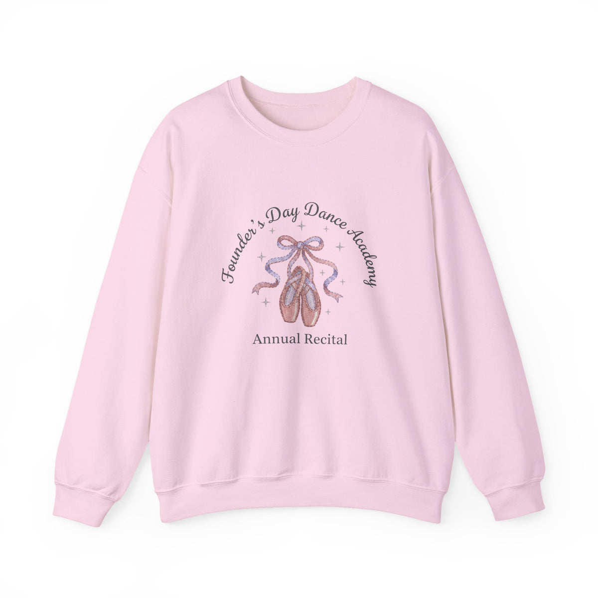 Ballet Recital Sweatshirt, Cozy Dance Apparel, Gift for Dancers, Dance Studio Merchandise, Unisex Performance Wear