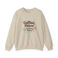 Coffee Lover's Crewneck Sweatshirt | Cozy Gift for Coffee Enthusiasts | Everyday Comfort | Funny Gift for Him or Her