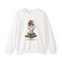 Cozy Movie Night Sweatshirt – Perfect for Book Lovers, Gift for Film Buffs, Unisex Crewneck, Relaxation, Cozy Vibe