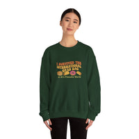 I Survived the International Crab Bag Crewneck Sweatshirt, Funny Foodie Apparel, Gift for Food Lovers, Casual Wear, Culinary Event Sweater