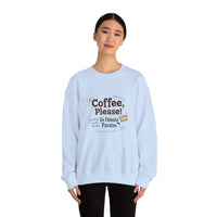 Coffee Lover's Crewneck Sweatshirt | Cozy Gift for Coffee Enthusiasts | Everyday Comfort | Funny Gift for Him or Her