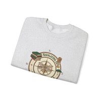Navigating Life Unisex Crewneck Sweatshirt, Cozy and Inspirational, Perfect for Book Lovers, Ideal for Gifting, Cozy Sweater for All Seasons