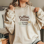 Coffee Lover's Crewneck Sweatshirt | Cozy Gift for Coffee Enthusiasts | Everyday Comfort | Funny Gift for Him or Her