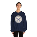 Butterfly Inn Crewneck Sweatshirt, Cozy Gift, Nature Lover Apparel, Unique Travel Souvenir, Fall Fashion Top, Unisex Sweatshirt