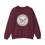 Butterfly Inn Crewneck Sweatshirt, Cozy Gift, Nature Lover Apparel, Unique Travel Souvenir, Fall Fashion Top, Unisex Sweatshirt