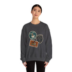 Coffee Lover's Unisex Crewneck Sweatshirt, Cozy Gift Idea for Bookworms, Perfect for Fall, Cozy Nights, Coffee Enthusiasts