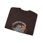 Cozy Reading Sweatshirt, Unisex Crewneck for Book Lovers, Perfect Gift for Birthdays, Holidays, and Cozy Nights in