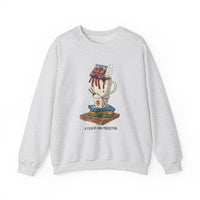 Cozy Movie Night Sweatshirt – Perfect for Book Lovers, Gift for Film Buffs, Unisex Crewneck, Relaxation, Cozy Vibe