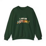Autumn-Themed Unisex Crewneck Sweatshirt, Cozy Fall Apparel, Perfect for Thanksgiving, Autumn Vibes Gift, Seasonal Wardrobe Essential