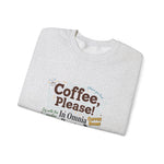 Coffee Lover's Crewneck Sweatshirt | Cozy Gift for Coffee Enthusiasts | Everyday Comfort | Funny Gift for Him or Her