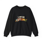 Autumn-Themed Unisex Crewneck Sweatshirt, Cozy Fall Apparel, Perfect for Thanksgiving, Autumn Vibes Gift, Seasonal Wardrobe Essential