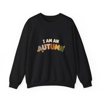 Autumn-Themed Unisex Crewneck Sweatshirt, Cozy Fall Apparel, Perfect for Thanksgiving, Autumn Vibes Gift, Seasonal Wardrobe Essential