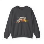 Autumn-Themed Unisex Crewneck Sweatshirt, Cozy Fall Apparel, Perfect for Thanksgiving, Autumn Vibes Gift, Seasonal Wardrobe Essential