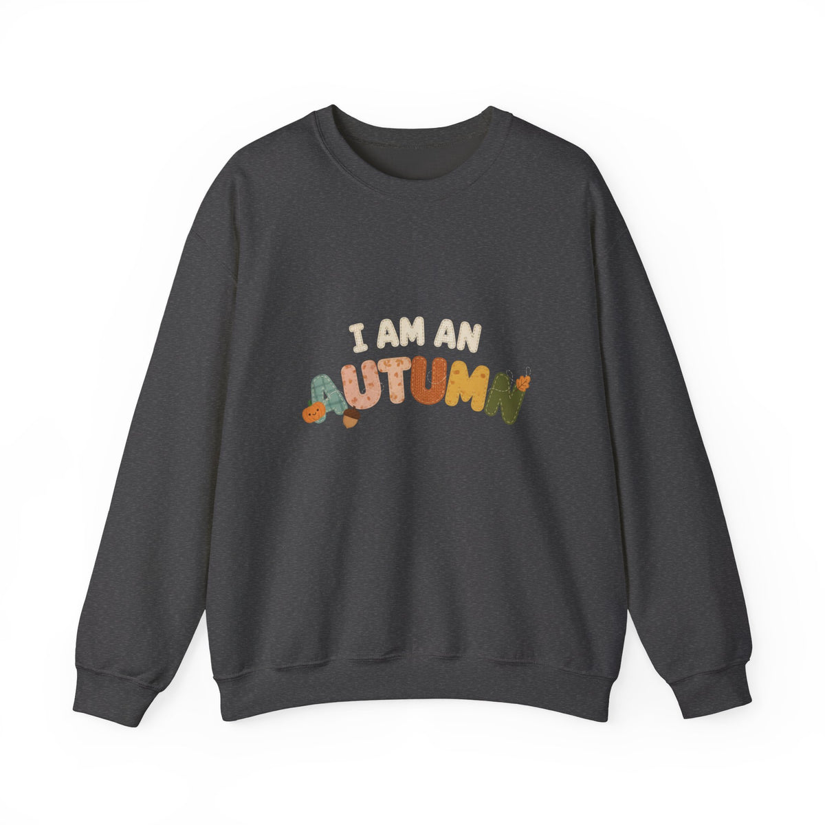 Autumn-Themed Unisex Crewneck Sweatshirt, Cozy Fall Apparel, Perfect for Thanksgiving, Autumn Vibes Gift, Seasonal Wardrobe Essential