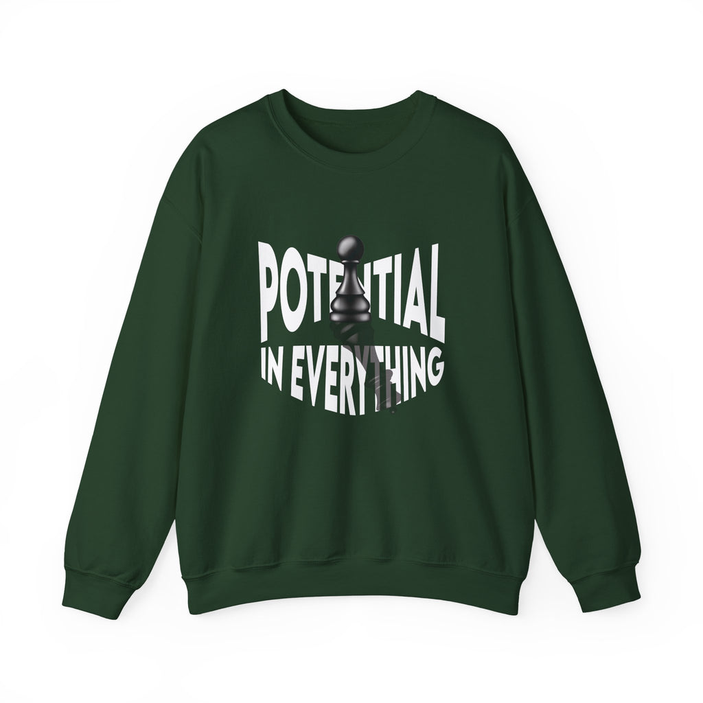 Motivational Crewneck Sweatshirt, Gift for Chess Players, Funny Sweatshirt, Casual Wear, Inspirational Apparel
