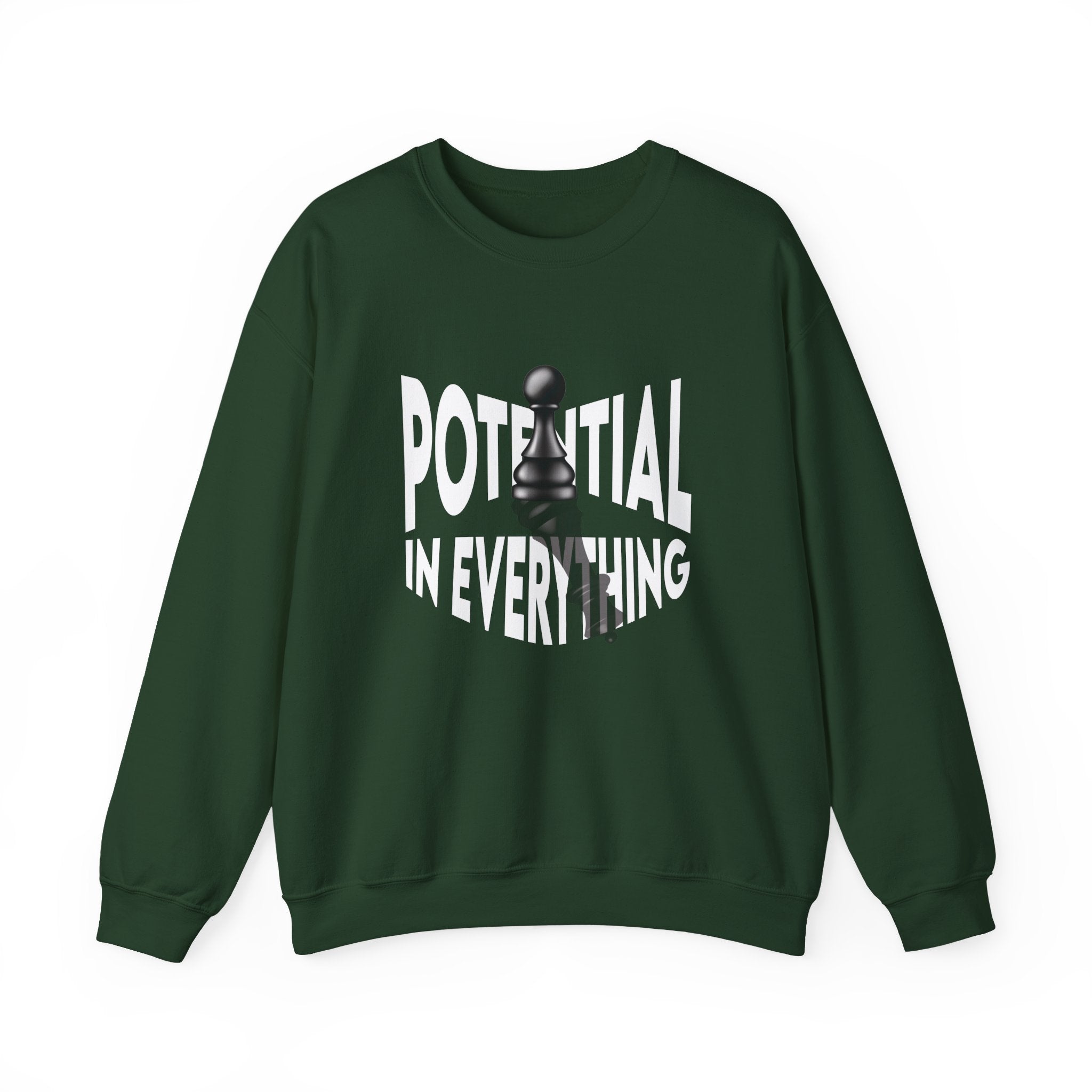 Motivational Crewneck Sweatshirt, Gift for Chess Players, Funny Sweatshirt, Casual Wear, Inspirational Apparel