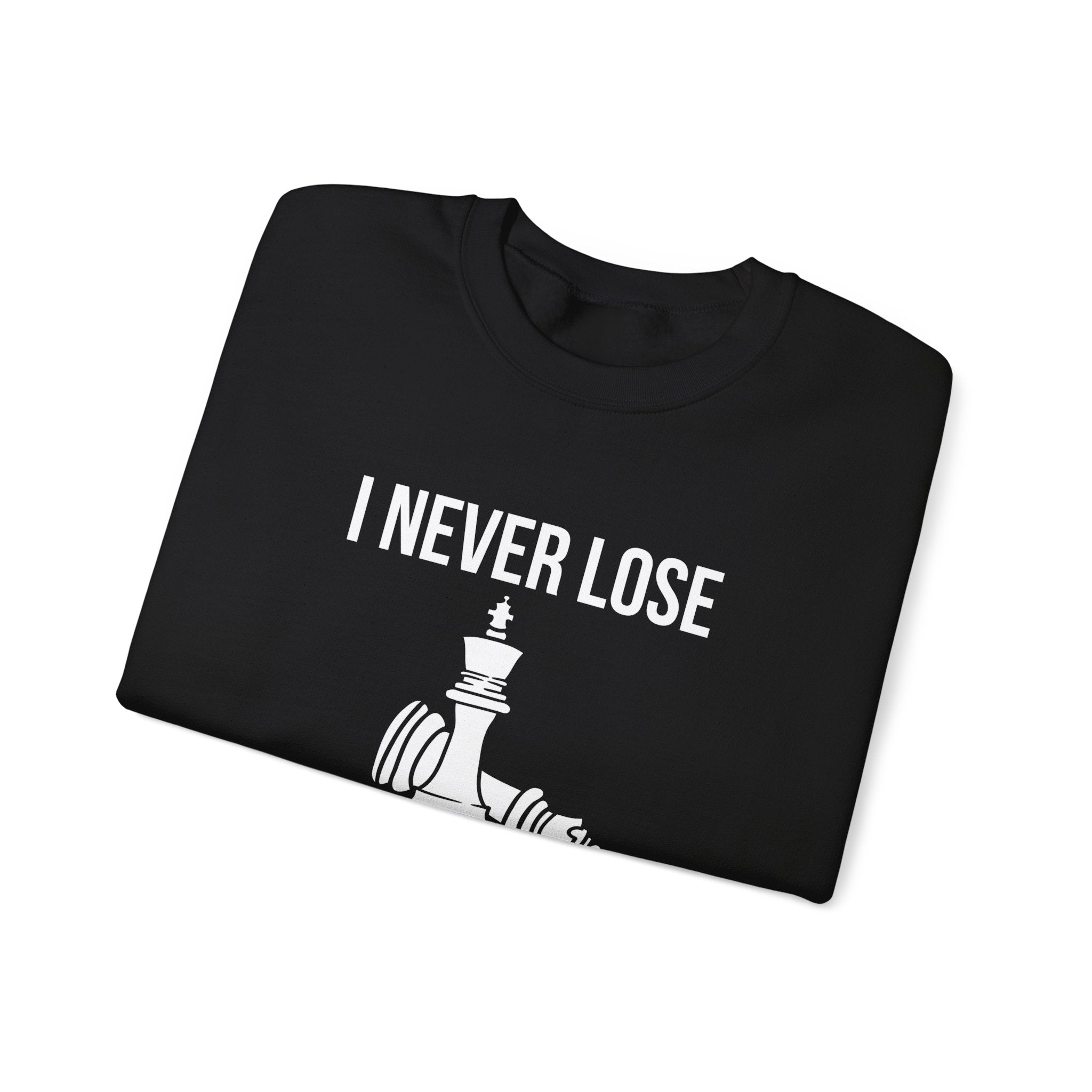 Inspirational Chess Sweatshirt for Growth Mindset, Motivational Crewneck, Perfect Gift for Strategists, Athletes, Coaches, Unisex Hoodie