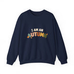Autumn-Themed Unisex Crewneck Sweatshirt, Cozy Fall Apparel, Perfect for Thanksgiving, Autumn Vibes Gift, Seasonal Wardrobe Essential