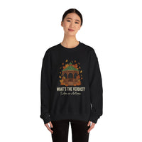 Autumn Crewneck Sweatshirt, Cozy Fall Sweater, Gift for Her, Seasonal Fashion, Thanksgiving Apparel, Outdoor Gathering Outfit