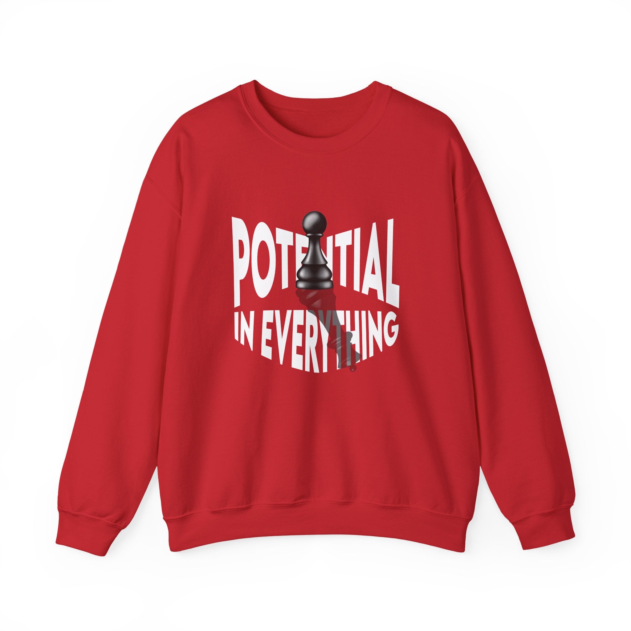 Motivational Crewneck Sweatshirt, Gift for Chess Players, Funny Sweatshirt, Casual Wear, Inspirational Apparel