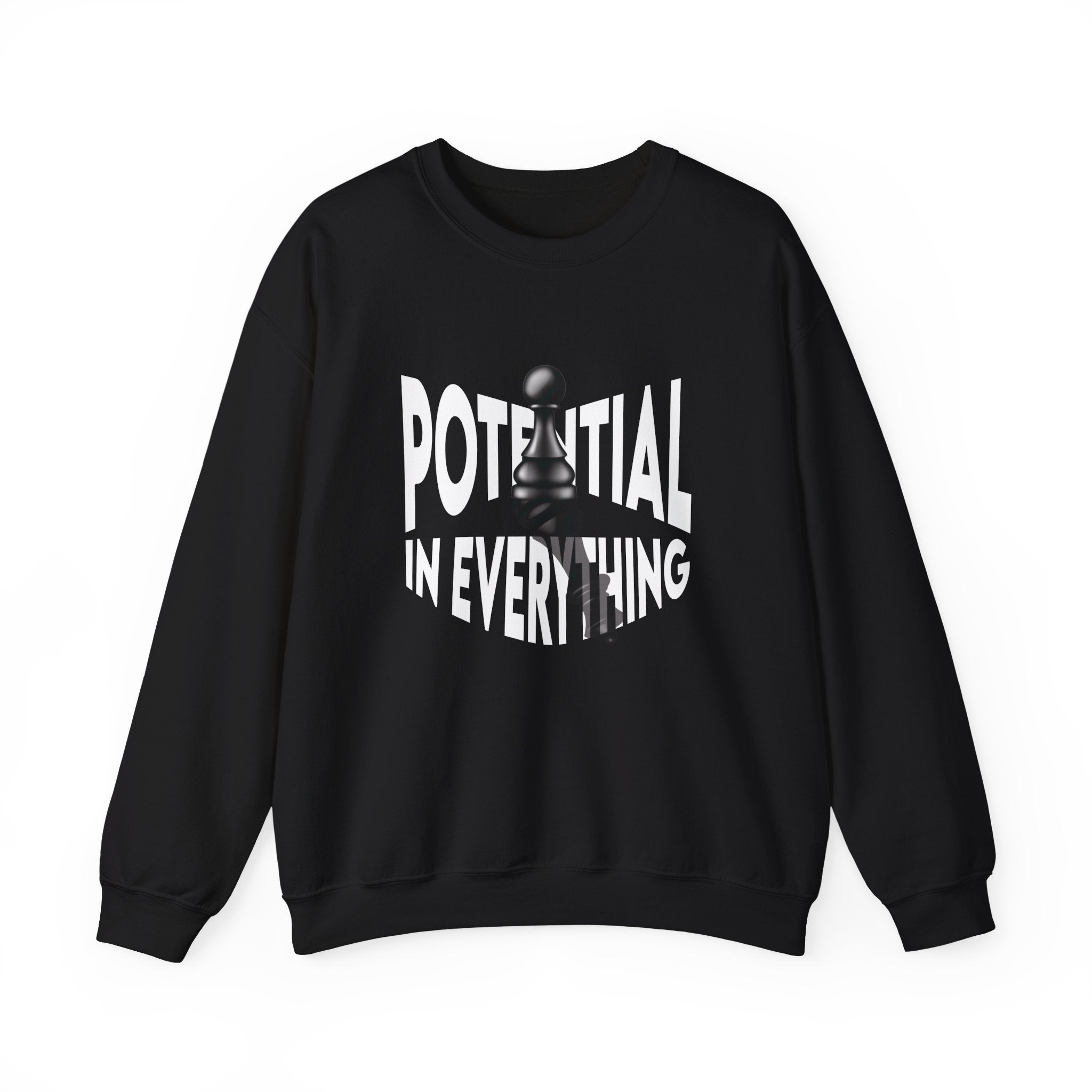 Motivational Crewneck Sweatshirt, Gift for Chess Players, Funny Sweatshirt, Casual Wear, Inspirational Apparel