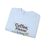 Coffee Lover's Crewneck Sweatshirt | Cozy Gift for Coffee Enthusiasts | Everyday Comfort | Funny Gift for Him or Her