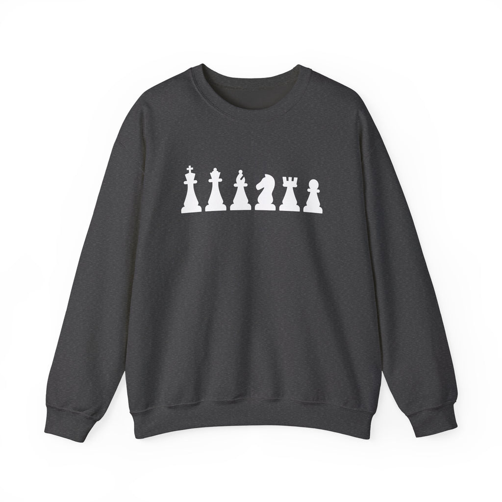 Chess Piece Sweatshirt, Unisex Cozy Crewneck for Chess Lovers, Perfect Gift for Gamers, Casual Wear, Chess Tournament, Strategy Enthusiasts