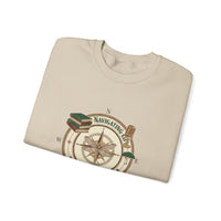 Navigating Life Unisex Crewneck Sweatshirt, Cozy and Inspirational, Perfect for Book Lovers, Ideal for Gifting, Cozy Sweater for All Seasons