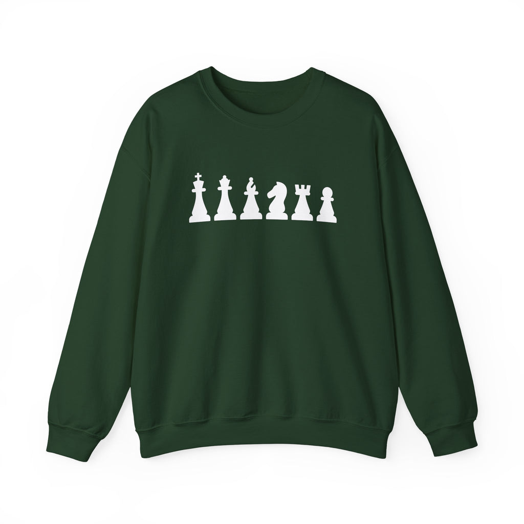 Chess Piece Sweatshirt, Unisex Cozy Crewneck for Chess Lovers, Perfect Gift for Gamers, Casual Wear, Chess Tournament, Strategy Enthusiasts