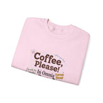Coffee Lover's Crewneck Sweatshirt | Cozy Gift for Coffee Enthusiasts | Everyday Comfort | Funny Gift for Him or Her