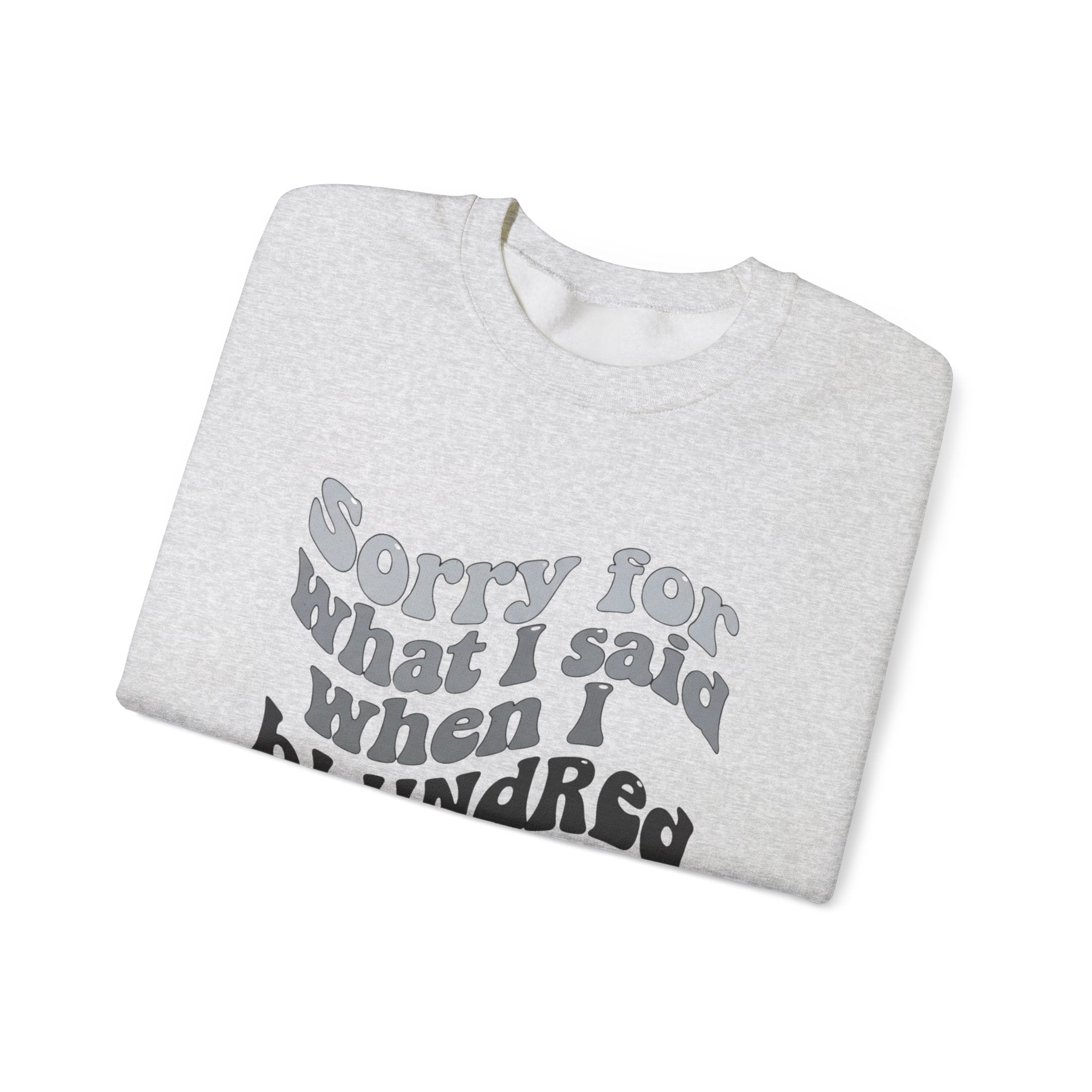 Retro Humor Chess Crewneck Sweatshirt, Sorry for What I Said, Blunder Cozy Gift for Friends, Perfect for Casual Outings, Unisex Apparel