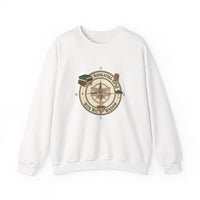 Navigating Life Unisex Crewneck Sweatshirt, Cozy and Inspirational, Perfect for Book Lovers, Ideal for Gifting, Cozy Sweater for All Seasons