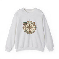 Navigating Life Unisex Crewneck Sweatshirt, Cozy and Inspirational, Perfect for Book Lovers, Ideal for Gifting, Cozy Sweater for All Seasons