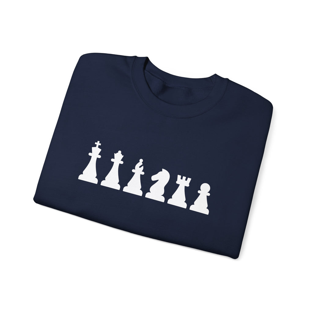 Chess Piece Sweatshirt, Unisex Cozy Crewneck for Chess Lovers, Perfect Gift for Gamers, Casual Wear, Chess Tournament, Strategy Enthusiasts