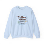 Coffee Lover's Crewneck Sweatshirt | Cozy Gift for Coffee Enthusiasts | Everyday Comfort | Funny Gift for Him or Her