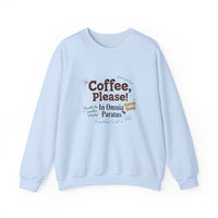 Coffee Lover's Crewneck Sweatshirt | Cozy Gift for Coffee Enthusiasts | Everyday Comfort | Funny Gift for Him or Her