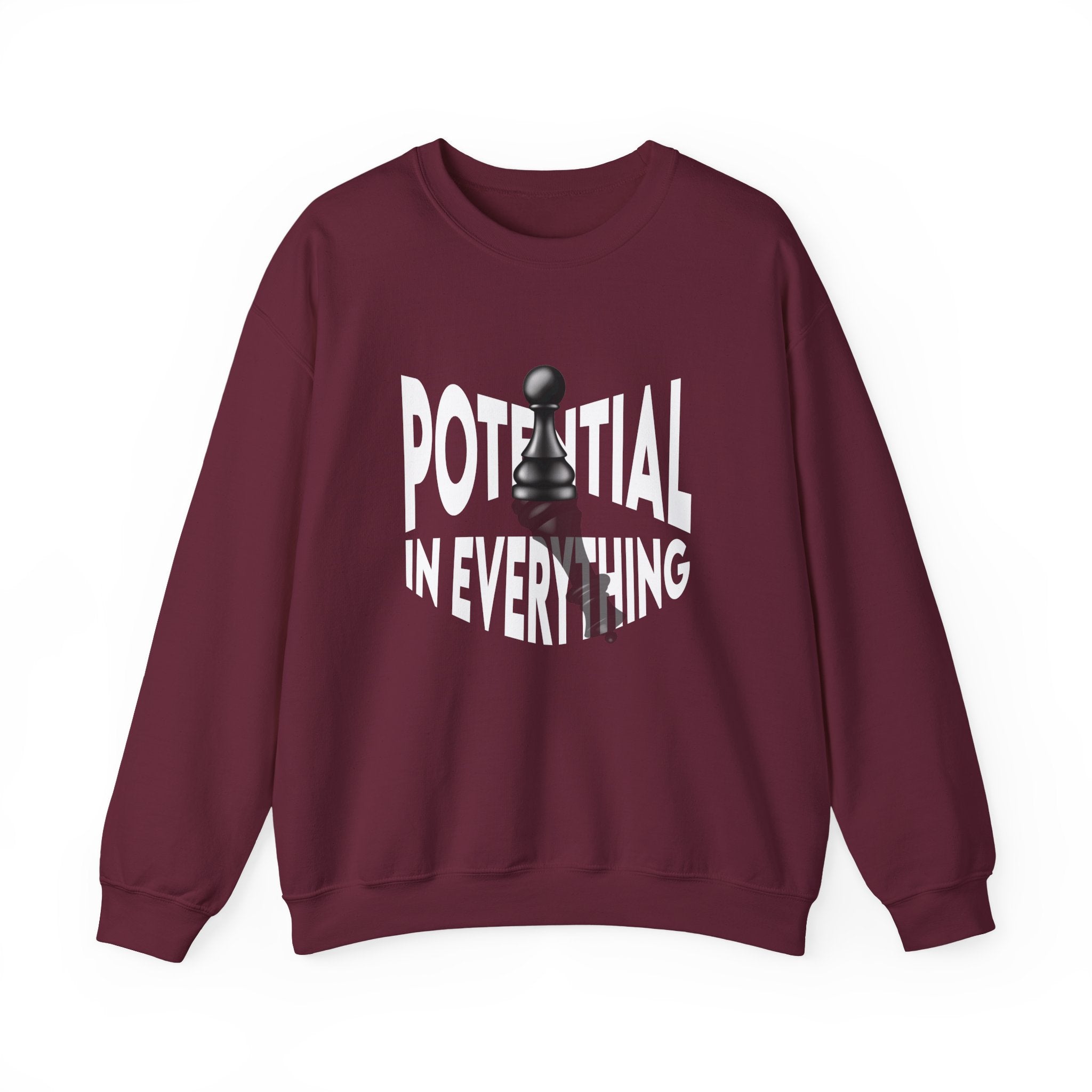 Motivational Crewneck Sweatshirt, Gift for Chess Players, Funny Sweatshirt, Casual Wear, Inspirational Apparel