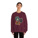 Coffee Lover's Unisex Crewneck Sweatshirt, Cozy Gift Idea for Bookworms, Perfect for Fall, Cozy Nights, Coffee Enthusiasts