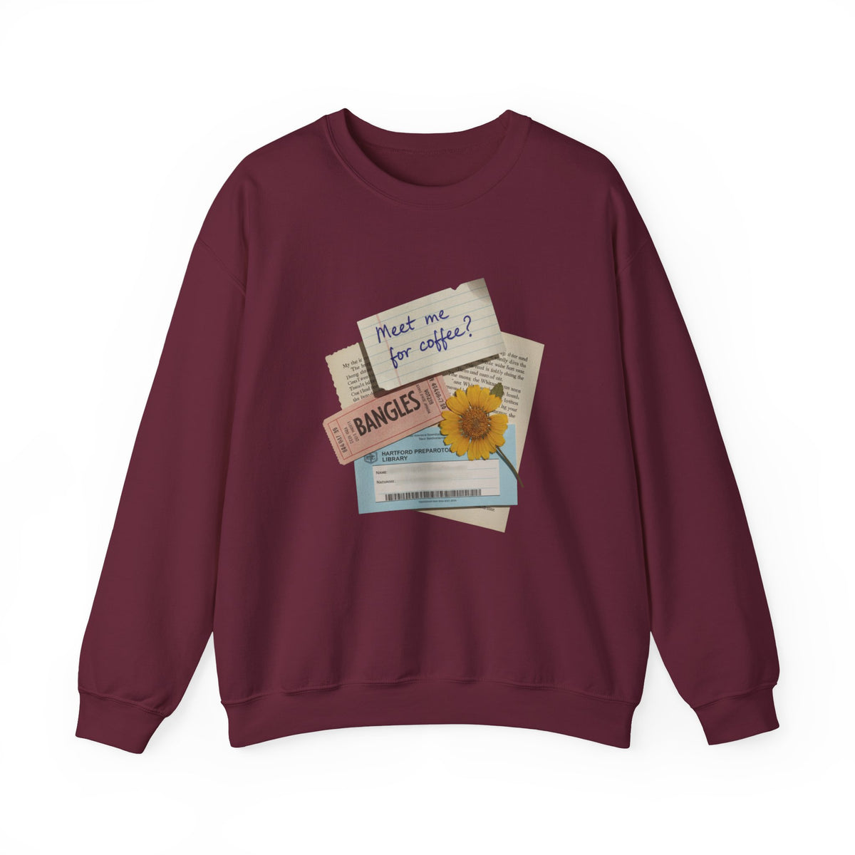 Retro-Inspired Band Sweatshirt, Unisex Crewneck, Cozy Gift for Music Lovers, Perfect for Concerts or Casual Outfits
