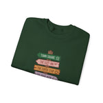 Cozy Directional Sweatshirt | Perfect for Coffee Lovers, Gift for Friends, Casual Fashion, Travel Vibes, Trendy Layering