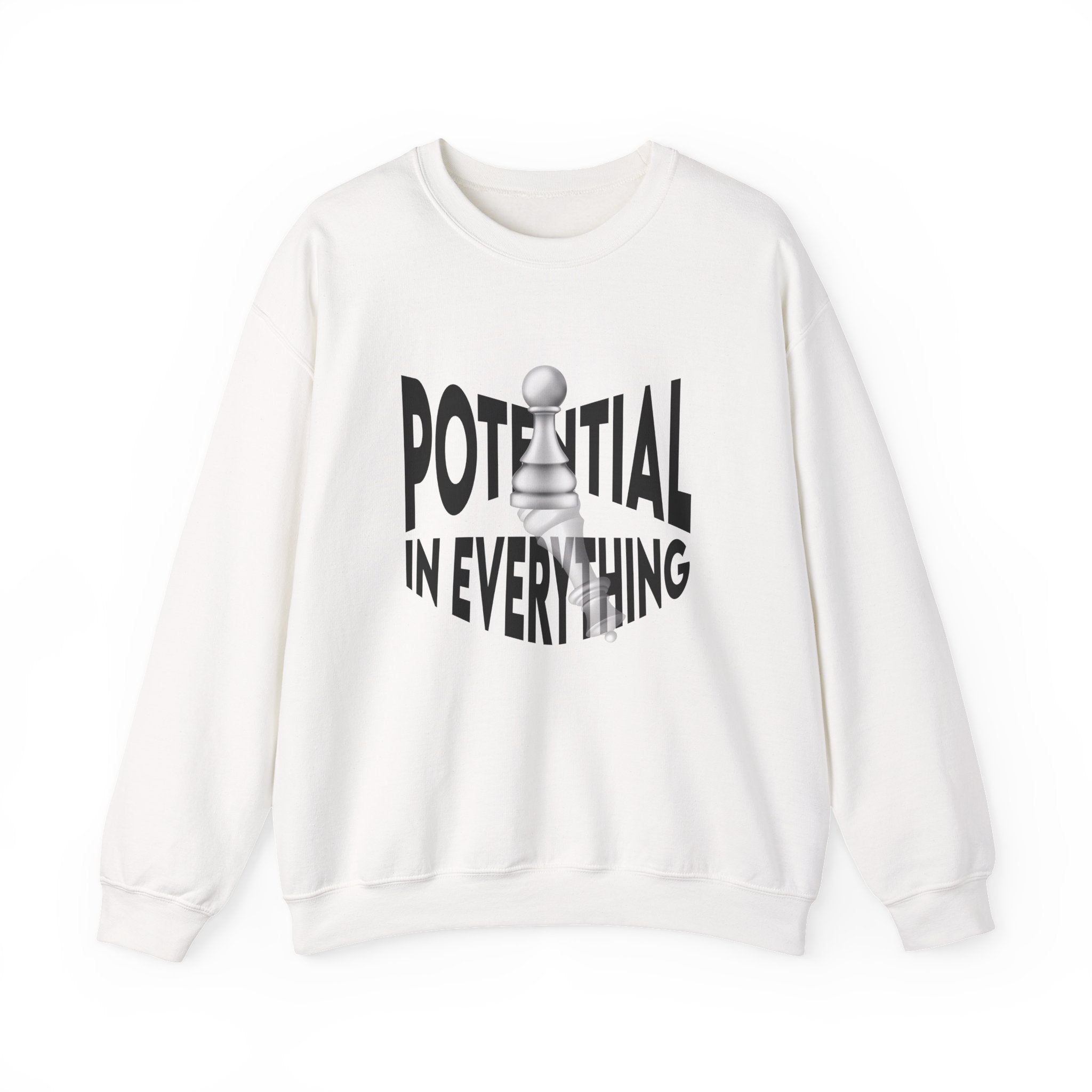 Motivational Crewneck Sweatshirt, Gift for Chess Players, Funny Sweatshirt, Casual Wear, Inspirational Apparel