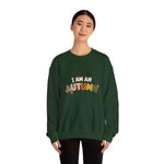 Autumn-Themed Unisex Crewneck Sweatshirt, Cozy Fall Apparel, Perfect for Thanksgiving, Autumn Vibes Gift, Seasonal Wardrobe Essential