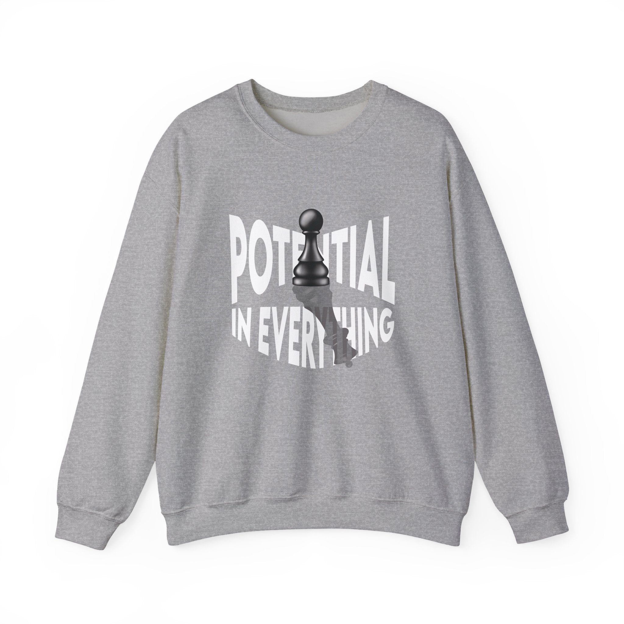 Motivational Crewneck Sweatshirt, Gift for Chess Players, Funny Sweatshirt, Casual Wear, Inspirational Apparel