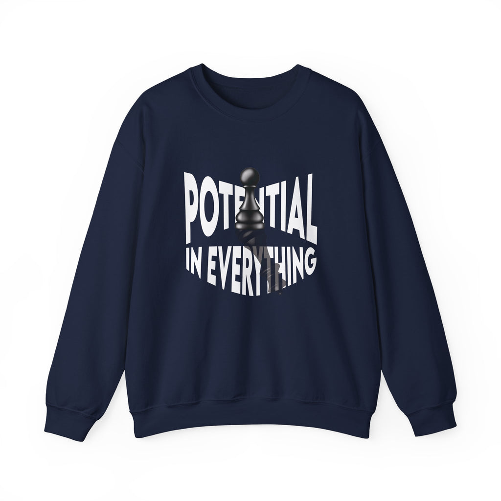 Motivational Crewneck Sweatshirt, Gift for Chess Players, Funny Sweatshirt, Casual Wear, Inspirational Apparel