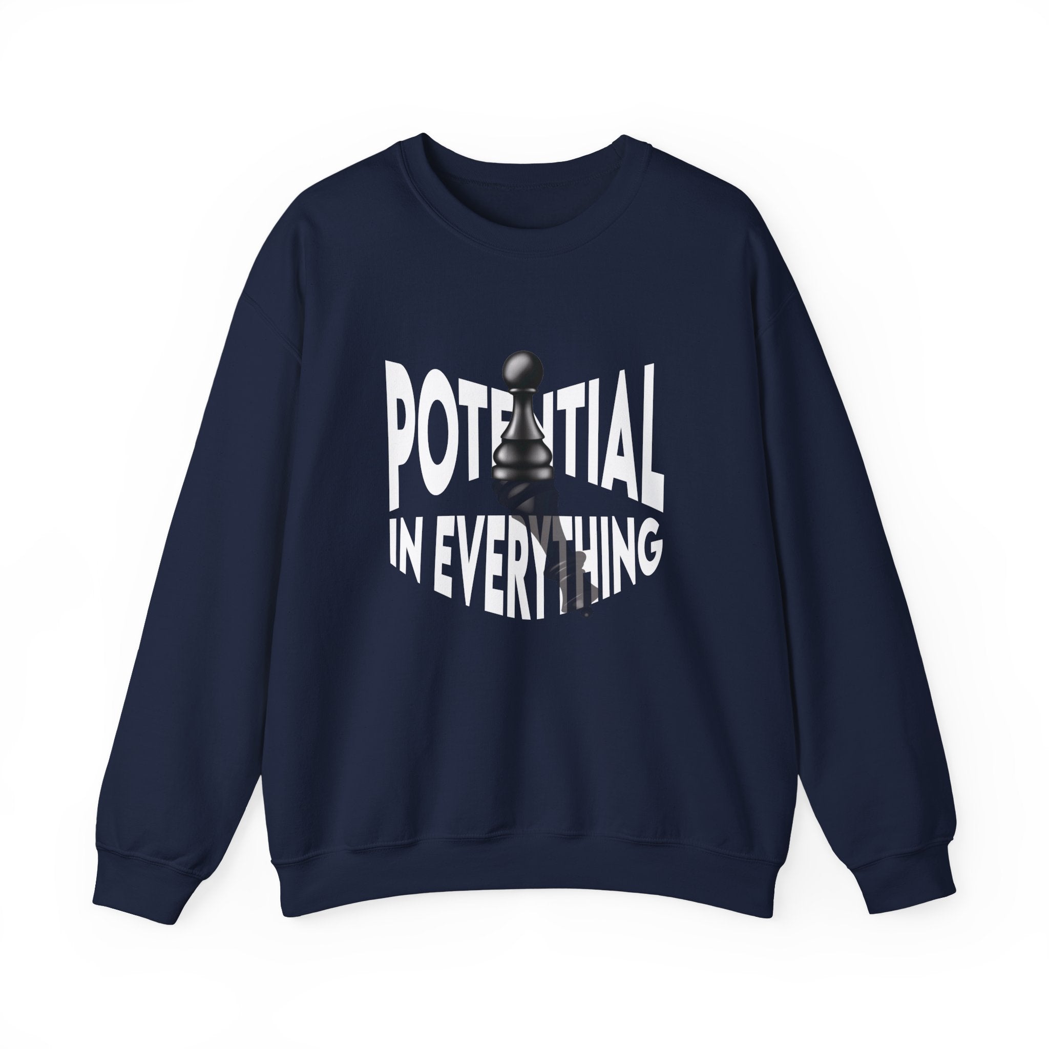 Motivational Crewneck Sweatshirt, Gift for Chess Players, Funny Sweatshirt, Casual Wear, Inspirational Apparel