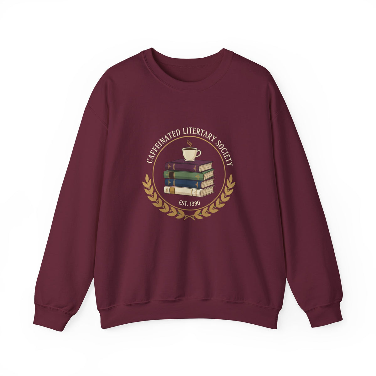 Caffeinated Literary Society Sweatshirt | Cozy Book Lover Gift, Literary Crewneck, Unique Writing Sweatshirt, Reading Apparel, Book [...]
