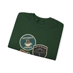 Coffee Lover's Unisex Crewneck Sweatshirt, Cozy Gift Idea for Bookworms, Perfect for Fall, Cozy Nights, Coffee Enthusiasts