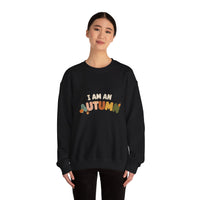 Autumn-Themed Unisex Crewneck Sweatshirt, Cozy Fall Apparel, Perfect for Thanksgiving, Autumn Vibes Gift, Seasonal Wardrobe Essential