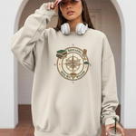 Navigating Life Unisex Crewneck Sweatshirt, Cozy and Inspirational, Perfect for Book Lovers, Ideal for Gifting, Cozy Sweater for All Seasons